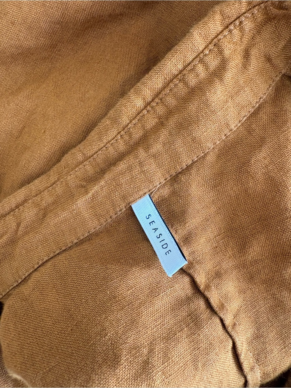 Relaxed Button-Front Maxi Dress in Rust - Picture 6 of 11